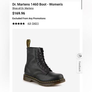 Dr. Martens combat boots- I wore these one time- perfect condition. Size US 10